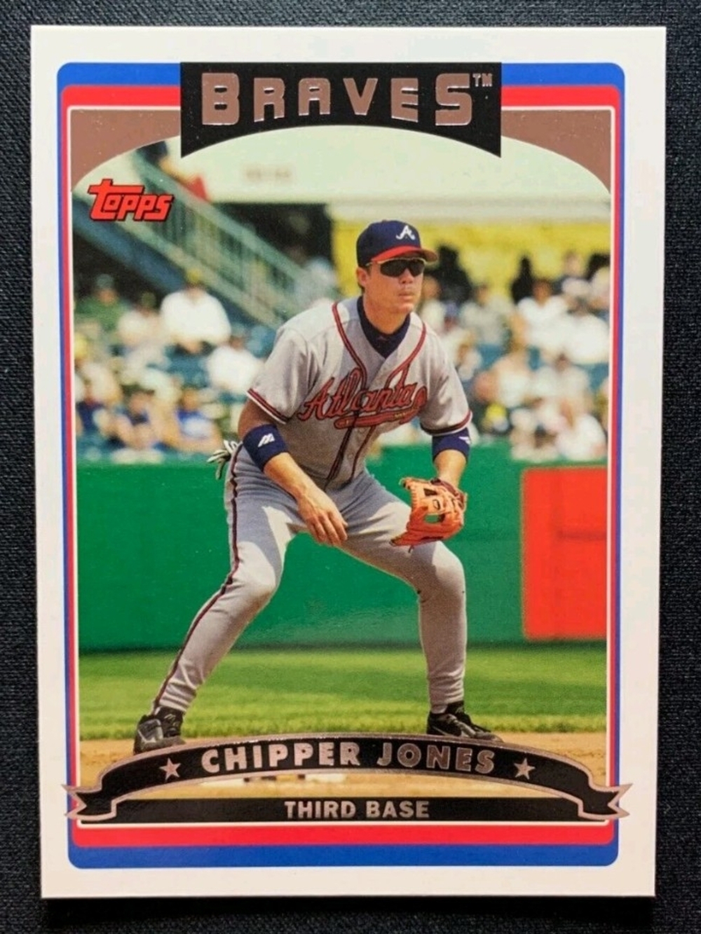 Topps 2006 Chipper Jones Atlanta Braves Career RBI Baseball Card #25